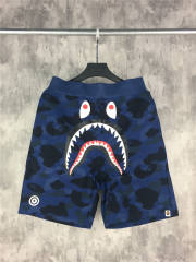 Bape 1st Shark Blue Camo Track Shorts