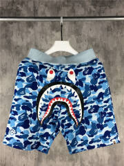 Bape ABC Camo Blue Shark Track Shorts