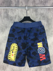 Bape 1st Shark Blue Camo Track Shorts