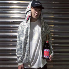 [Best Quality] 1:1 Bape Shark Hoodie White Glow in Dark