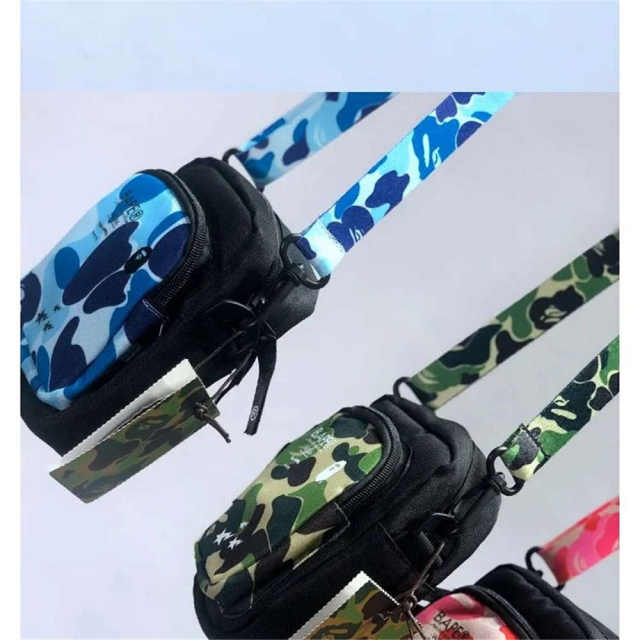 Free shipping bape ABC camo shoulder bag 3 colors