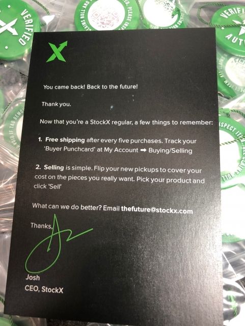 Stock X Tags