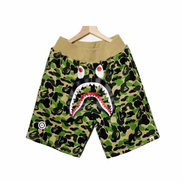 Bape ABC Camo Shorts Blue Green Pink