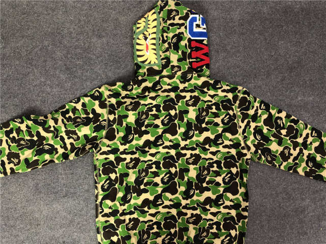 [Best Quality]1:1 Bape ABC Green Camo Hoodie