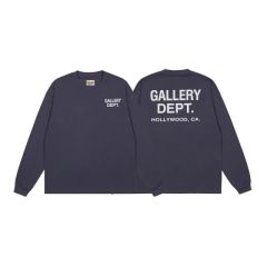 Gallery Dept basic fonts long sleeve t-shirt (grey green)