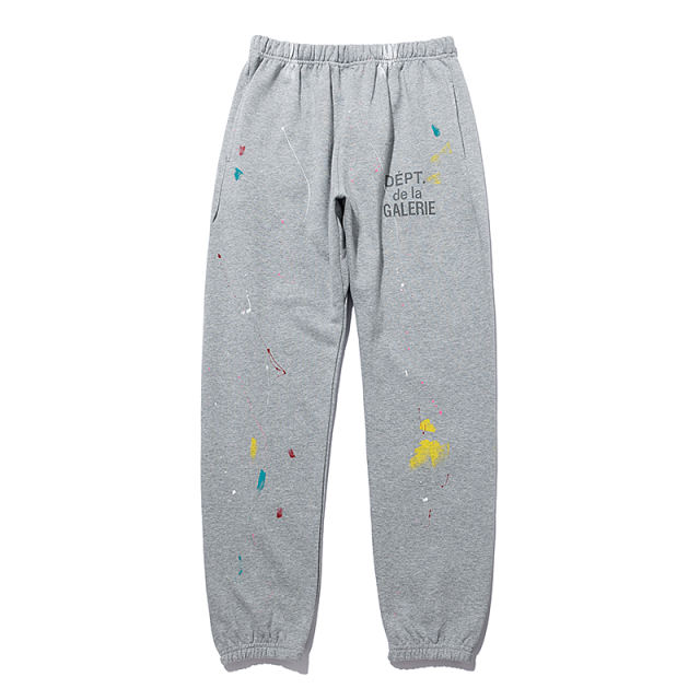 Gallery Dept Scrawl Painted Pants (Navy Blue/Grey/Black)