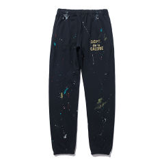 Gallery Dept Scrawl Painted Pants (Navy Blue/Grey/Black)