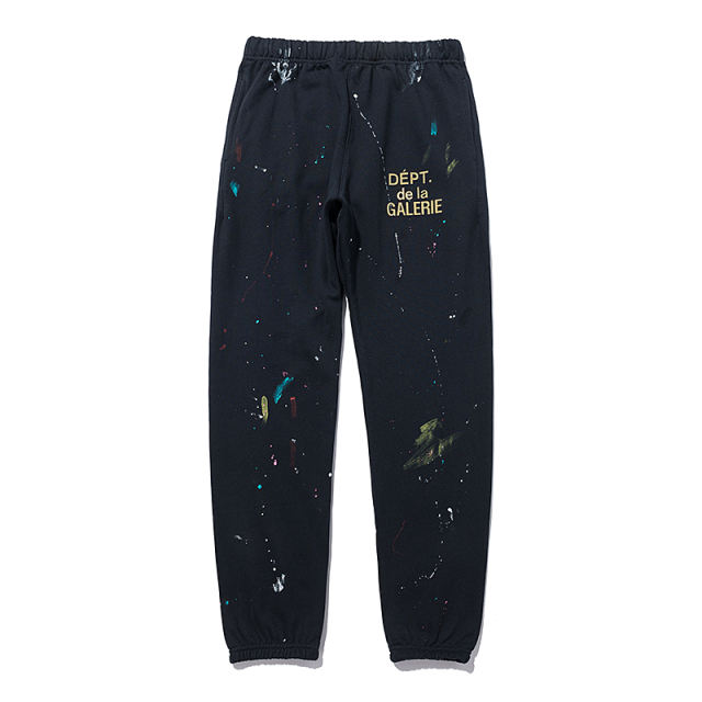 Gallery Dept Scrawl Painted Pants (Navy Blue/Grey/Black)