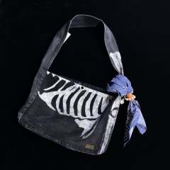 kapital denim shoulder bag