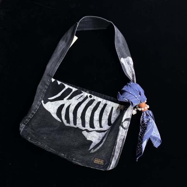 kapital denim shoulder bag