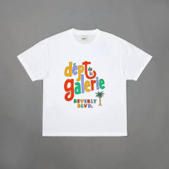 Gallery Dept Distressed T-Shirt White