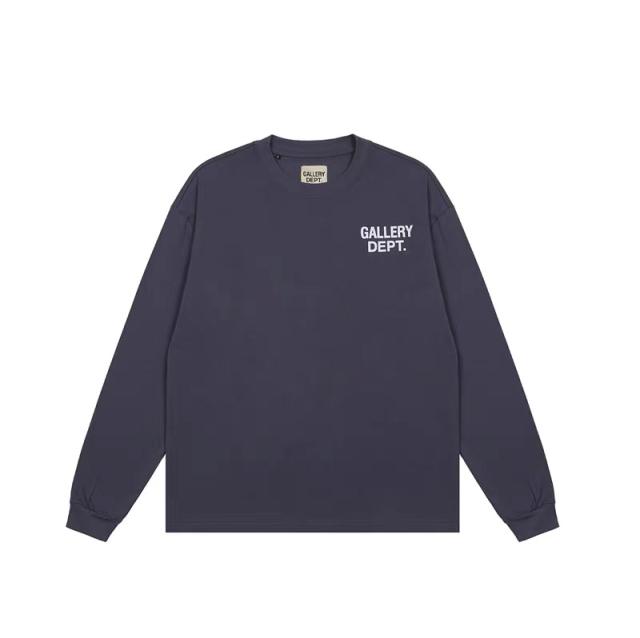 Gallery Dept basic fonts long sleeve t-shirt (grey green)