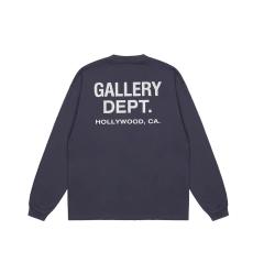 Gallery Dept basic fonts long sleeve t-shirt (grey green)