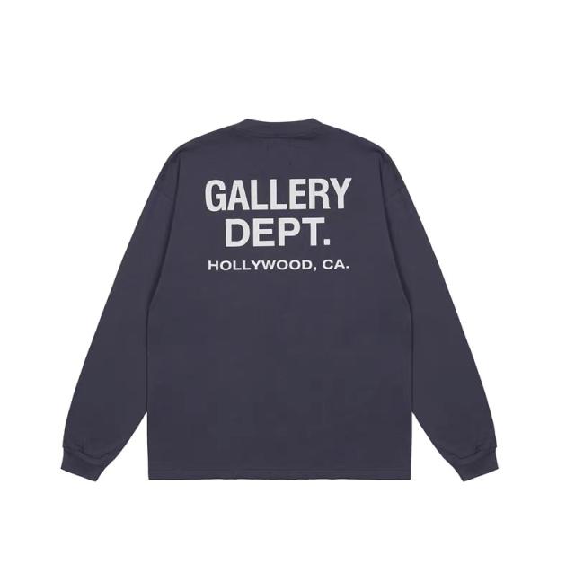 Gallery Dept basic fonts long sleeve t-shirt (grey green)