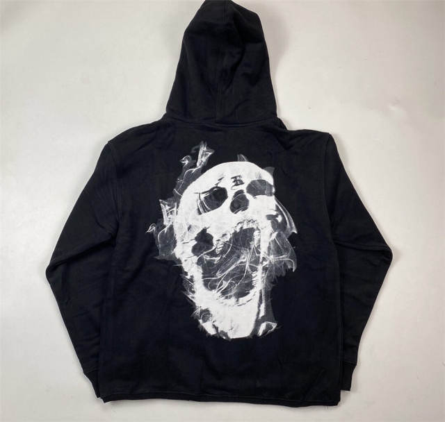 Revenge smoke skeleton hoodie 2 colors