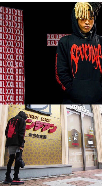 Revenge kill black/red hoodie