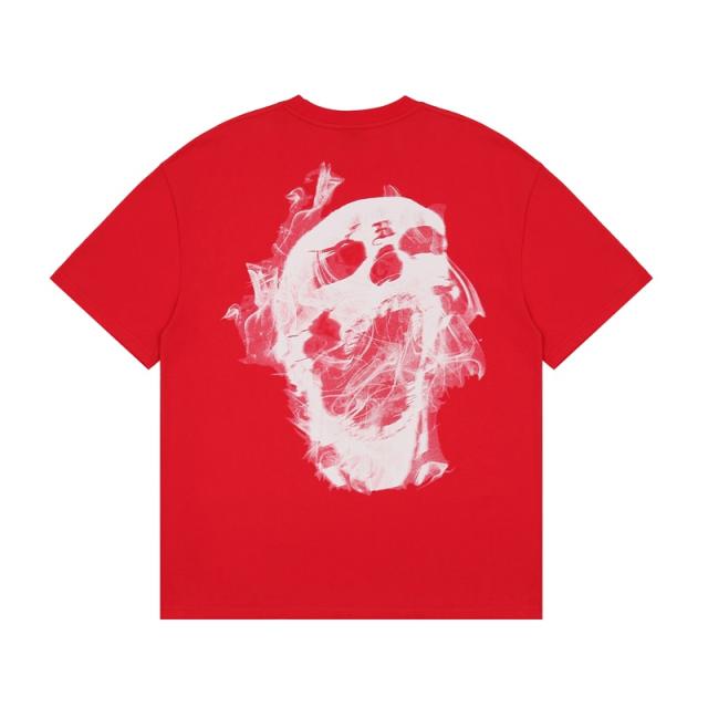 Revenge Skull Tee Red