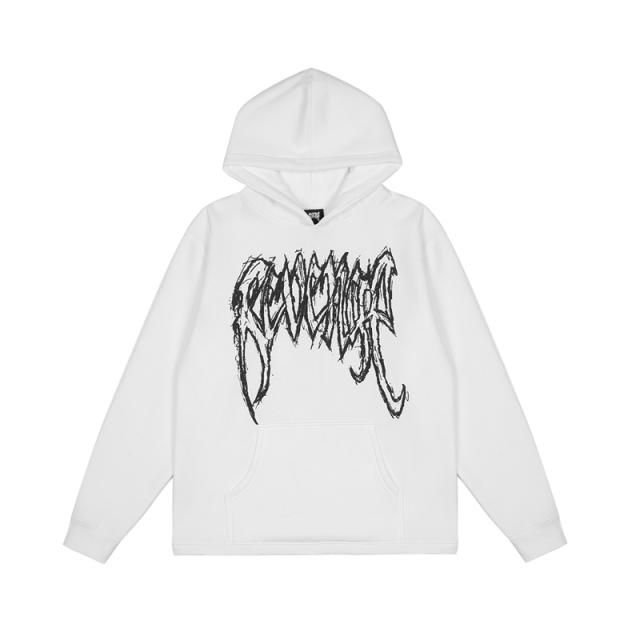 Revenge x Ski Mask the Slump God hoodie black white