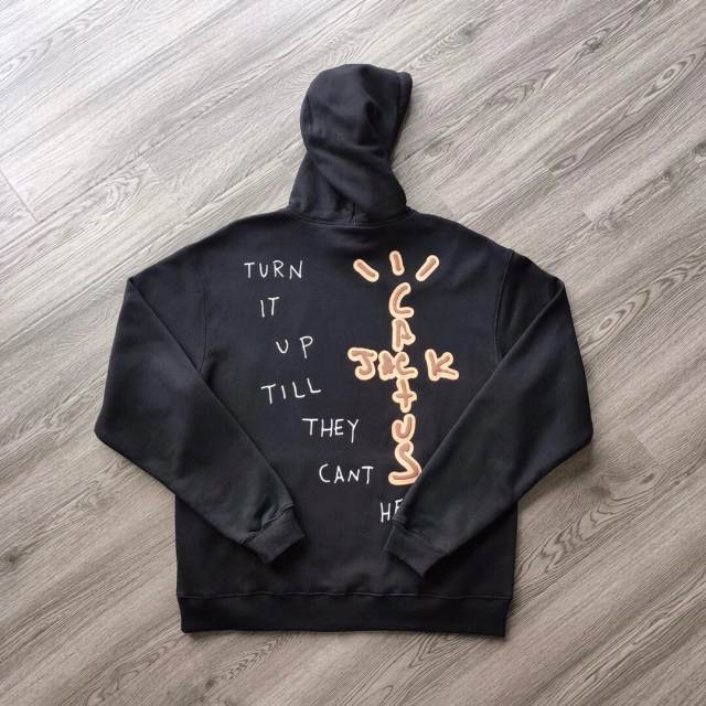 Travis scott matchsitck man print hoodie
