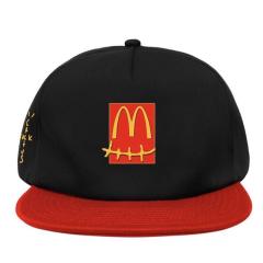 Travis Scott×Sesame McDonald's embroidered logo cap 3 colors