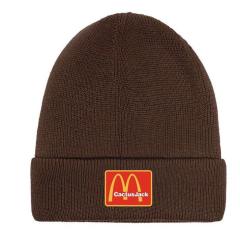 Travis Scott× McDonald's Cactus Jack embroidered logo beanie 2 colors
