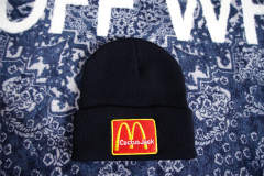 Travis Scott× McDonald's Cactus Jack embroidered logo beanie 2 colors