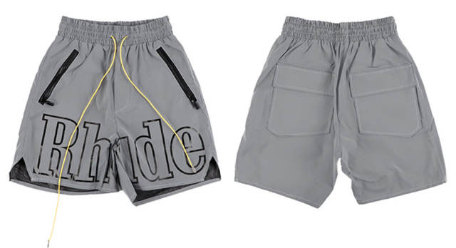 Rhudе reflective shorts 2 colors