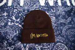 Travis Scott× McDonald's Cactus Jack embroidered logo beanie 2 colors