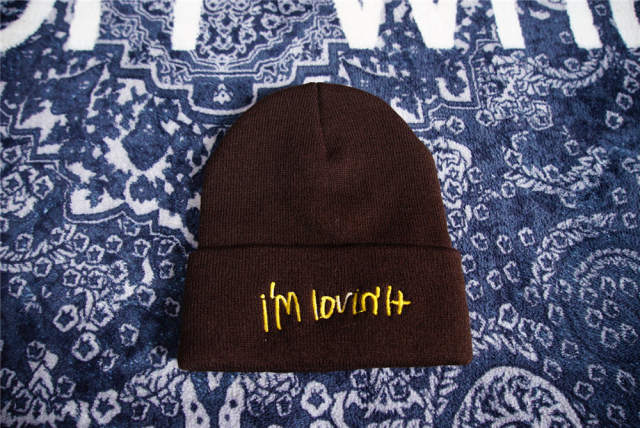Travis Scott× McDonald's Cactus Jack embroidered logo beanie 2 colors