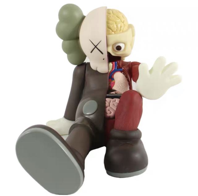 Kaws BFF Companion Figure Doll 2 Sizes Red Sit