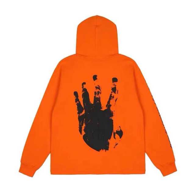 Revenge black snake hoodie black/orange
