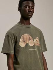 Pam Angels Bear T-Shirt Army Green