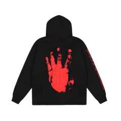 Revenge black snake hoodie black/orange