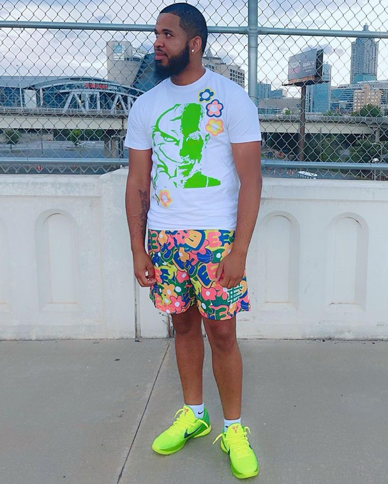 Free Shipping Eric Emanuel Hawaii Mesh Shorts 6 Colors