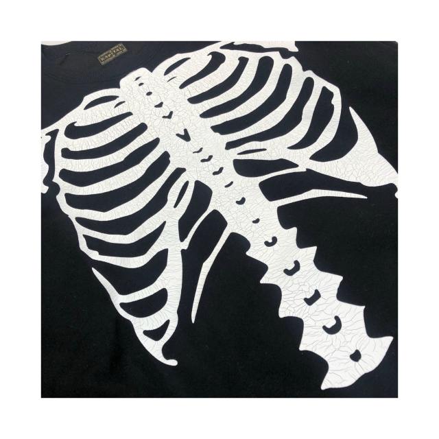 Kapital spliced old effect crewneck