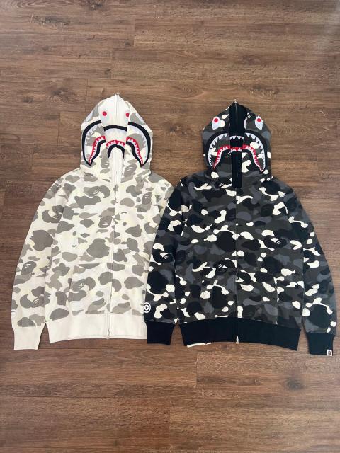 Bape Double Hood Glow in The Dark Hoodie 2 Colors