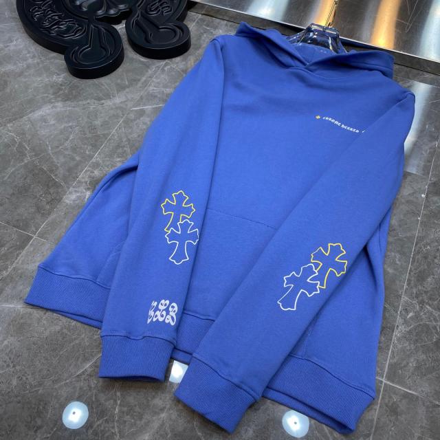 Chr0me  Hearts Miami Limited Hoodie Blue