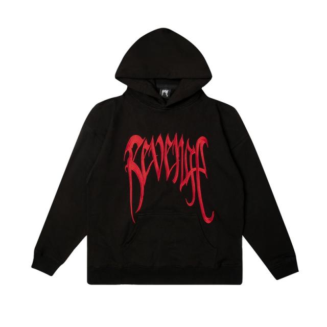 Revenge embroidered Hoodie pullover