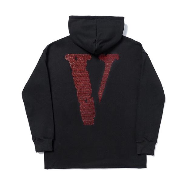 Vlone crystal hoodie clearance