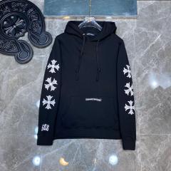 Chr0me Hearts Crosses Hoodie Black