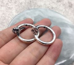 Chr0me Hearts nail ring silver