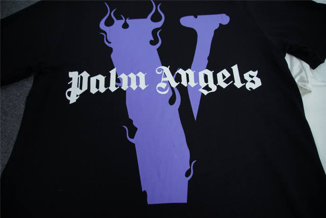 Vlone x Palm Angles Vlone Paml Angels Flame Tee T-shirt White Black