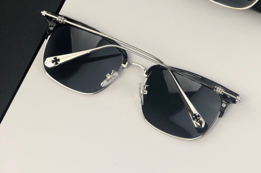 Chr0me  Hearts cross metal sunglasses 2 colors