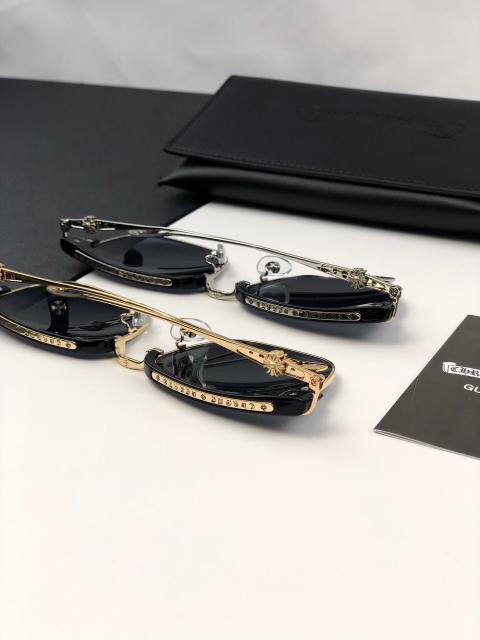 Chr0me  Hearts cross metal sunglasses 2 colors