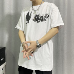 Vlone Smoke T-Shirt Tee T-Shirt (Black/White)