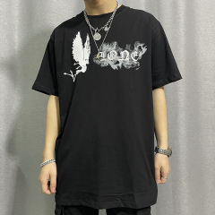 Vlone Smoke T-Shirt Tee T-Shirt (Black/White)