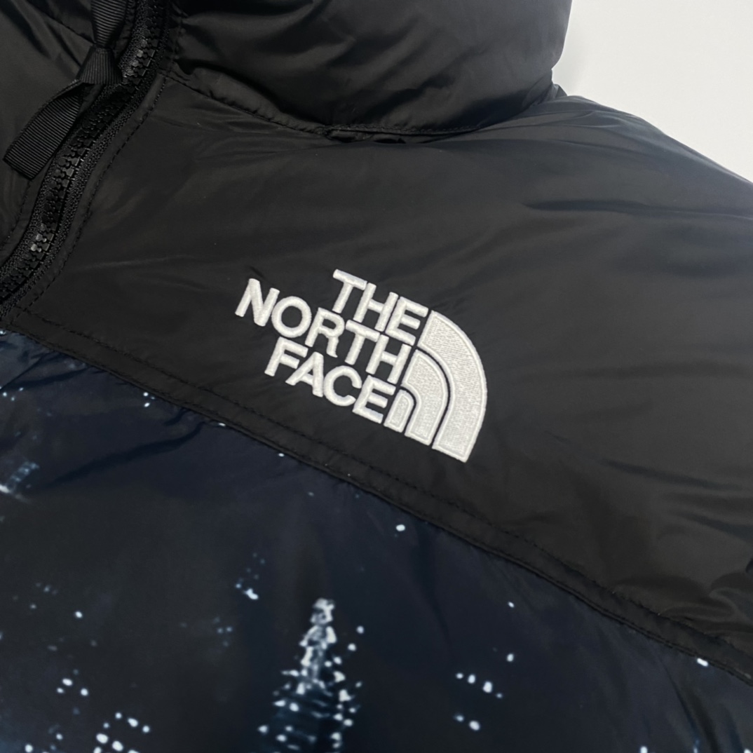 TNF new york limit down jacket black