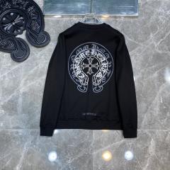 Chr0me  Heart hoodie white black
