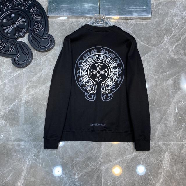 Chr0me  Heart hoodie white black