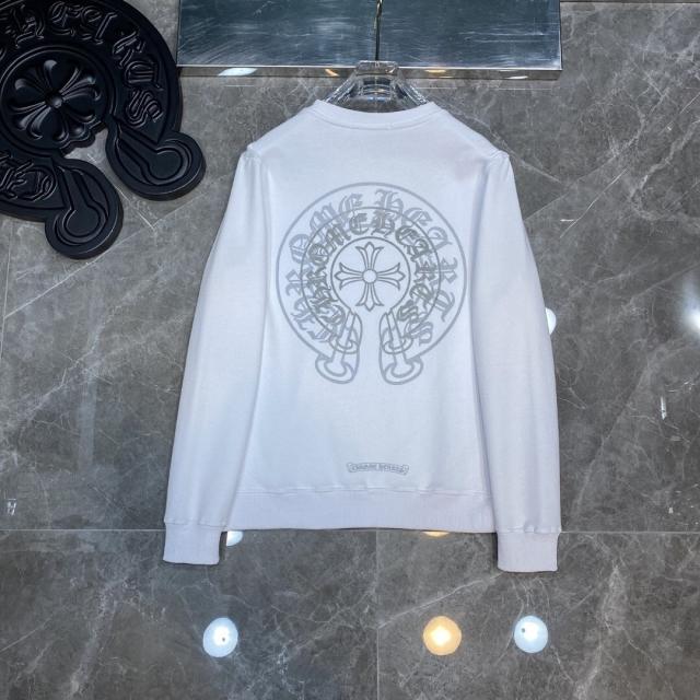 Chr0me  Heart hoodie white black